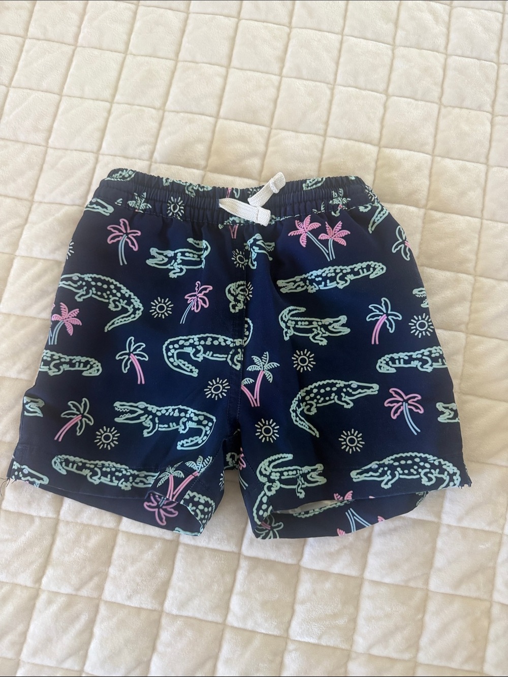 Kids chubbies swim trunk-alligators